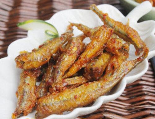 Fried Anchovy with Garlic and Chili